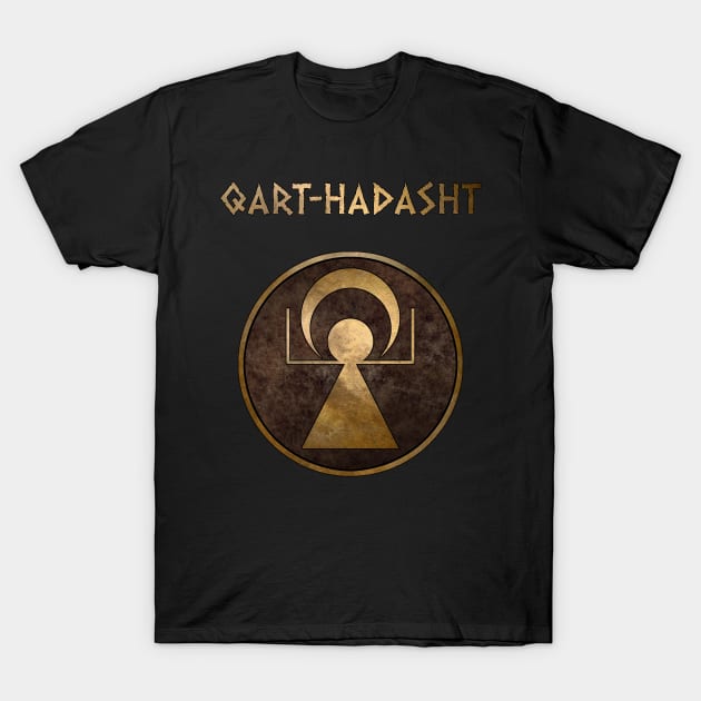 Carthage Ancient Symbol of Qart-Hadasht T-Shirt by AgemaApparel